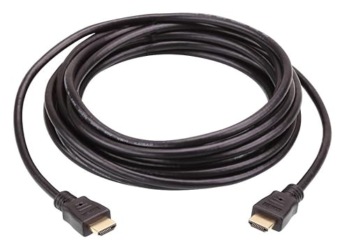 Aten 0.6M HDMI 2.0 Cable M/M 30AWG Black, 2L-7DA6H (M/M 30AWG Black)