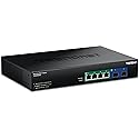 TRENDnet 6-Port 2.5G GaN Power PoE++ Switch with 10G SFP+ Ports (240W), TPE-BG5062, 4 x 2.5G PoE++ Ports, 2 x 10G SFP+ Ports, 240W, 60Gbps, NDAA TAA