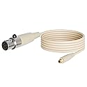 J K Mini XLR TA4F Detachable Cable for JK MIC-J 071S Headset Headworn Microphone