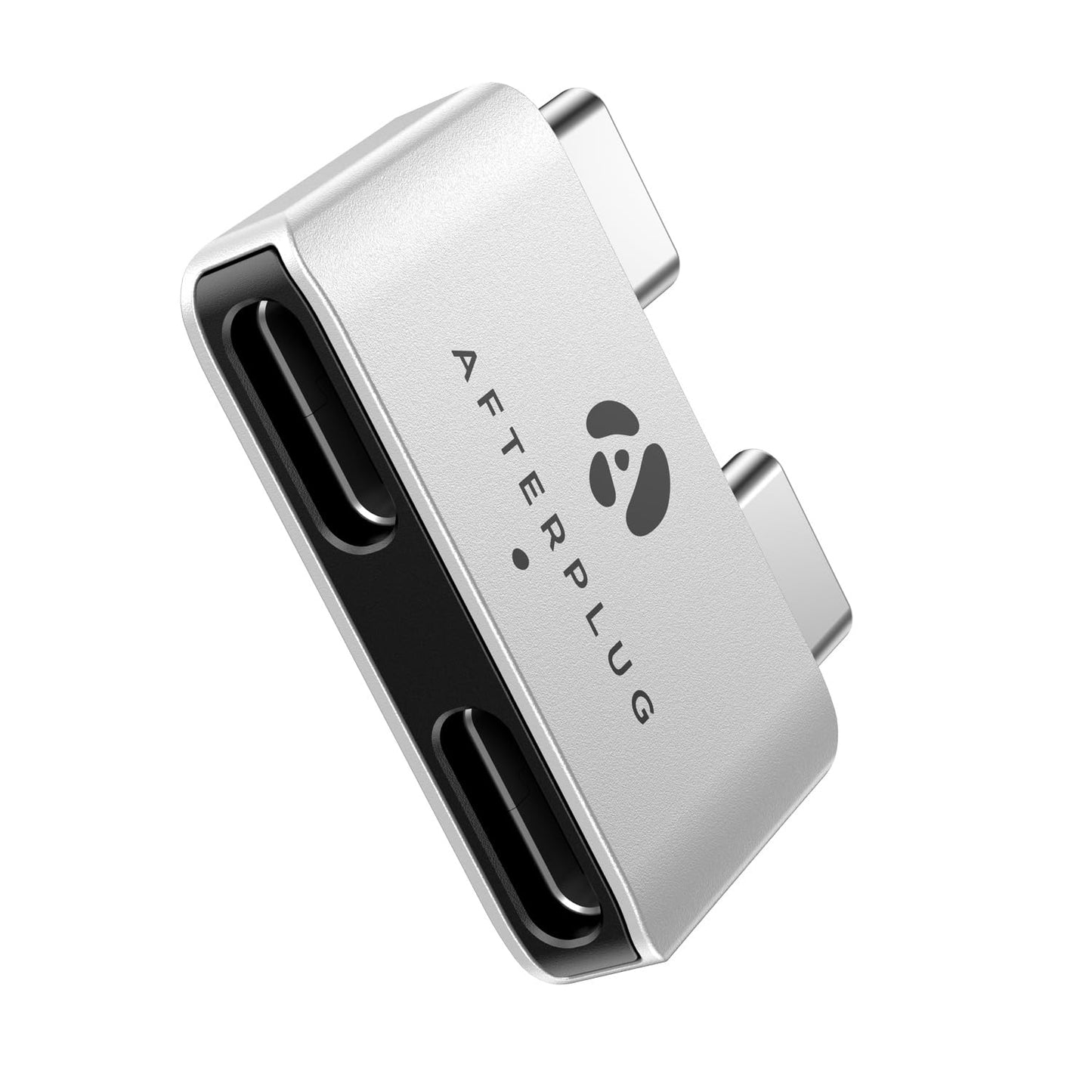 Afterplug Dual USB?C Extender for MacBook with Case, 2-Port Pass?Through Adapter for Thunderbolt 5/4/3 & USB4 - 240W PD, 8K Video, 80Gbps Data