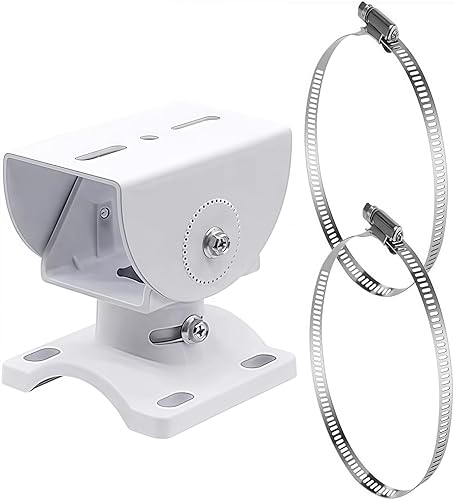 BeElion Aluminum Alloy Surveillance Camera Pole Mount Kit - Horizontal/Vertical Wall/Ceiling/Pillar Bracket for CCTV, PTZ, Dome Cameras - Stainless