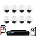 GW Security 16 Channel 12MP NVR 8MP 4K IP PoE Security Camera System with 8 4K 2.7-13.5mm 5X Motorized Zoom 24/7 Day Night Vision Waterproof