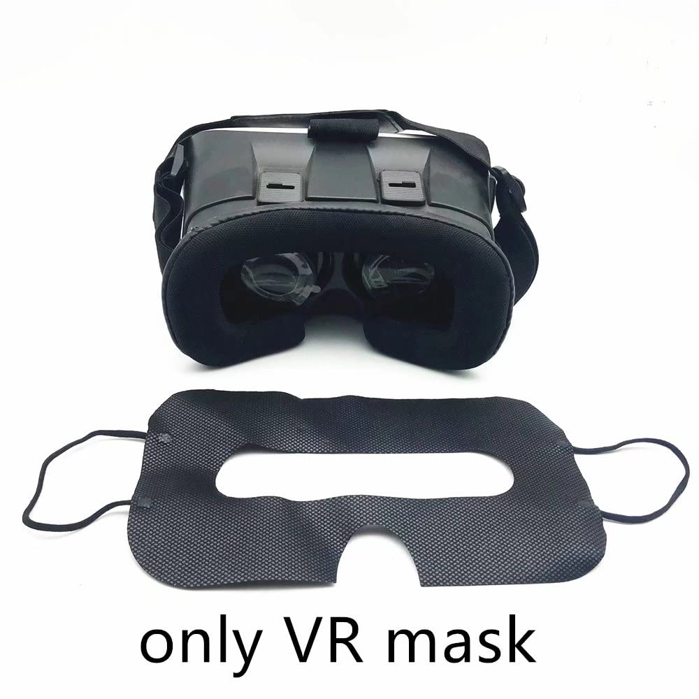 100 Pack Disposable VR Mask Sanitary VR Eye Covers VR Mask for VR Face Mask,Virtual Reality Face Mask Compatible with HTC Vive Pro/PS VR/Gear