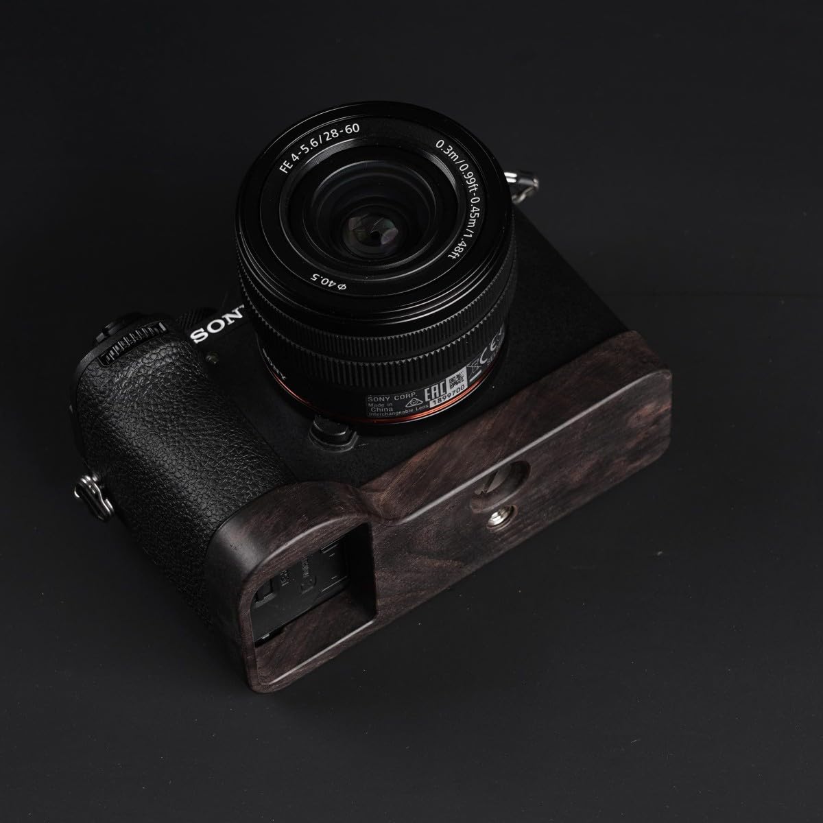 All Wood Wooden Camera Hand Grip Baseplate Base Protecter Handmade Light Weight for A7CII A7CR A7C II R