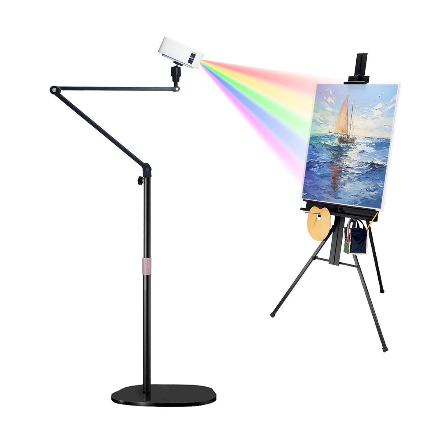GIKUCNZL Drawing Projector, Art Projector for Tracing, Projector for Drawing, Tracing Drawing Tool Smart Sketcher Projector, Mini Portable Smart Phone