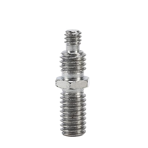 Acouto 1/4'' to 3/8'' Adapter Male Screw, 1/4'' & 3/8'' Adapter Male Screw for Ball Head Tripod Monopod Camera Mount Accessories Dual Use Screw
