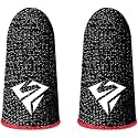 1 Pair for Pubg Mobile Games Gaming Finger Sleeve Breathable Fingertips Sweatproof Fingertip for Mobile Cove Slip Finger Gloves, Cell Phone Gaming