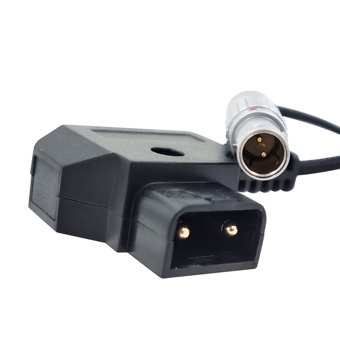 D-TAP to 2 Pin Male Power Cable Suitable for Teradek Z Cam ARRI RED DJI TILTA Paralinx Preston Transvideo Offhollywood Switronix Panasonic (Straight)