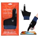 rinsfox E-Sports Sara Gaming Gloves,Game Gloves, gaming finger sleeves, Anti-Sweat Breathable, thumb sleeves for Highly Sensitive Nano-Silver Fiber