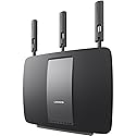 Linksys AC3200 Tri-Band Smart Wi-Fi Router with Gigabit and USB, Designed for Device-Heavy Homes, Smart Wi-Fi App Enabled to Control Your Network from