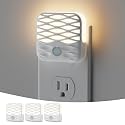 Dawnrise Night Lights Plug Into Wall, Dusk to Dawn Night Light with 3000K/10Lm, Soft Warm Nightlights for Hallway, Living Room, Kitchen, Office