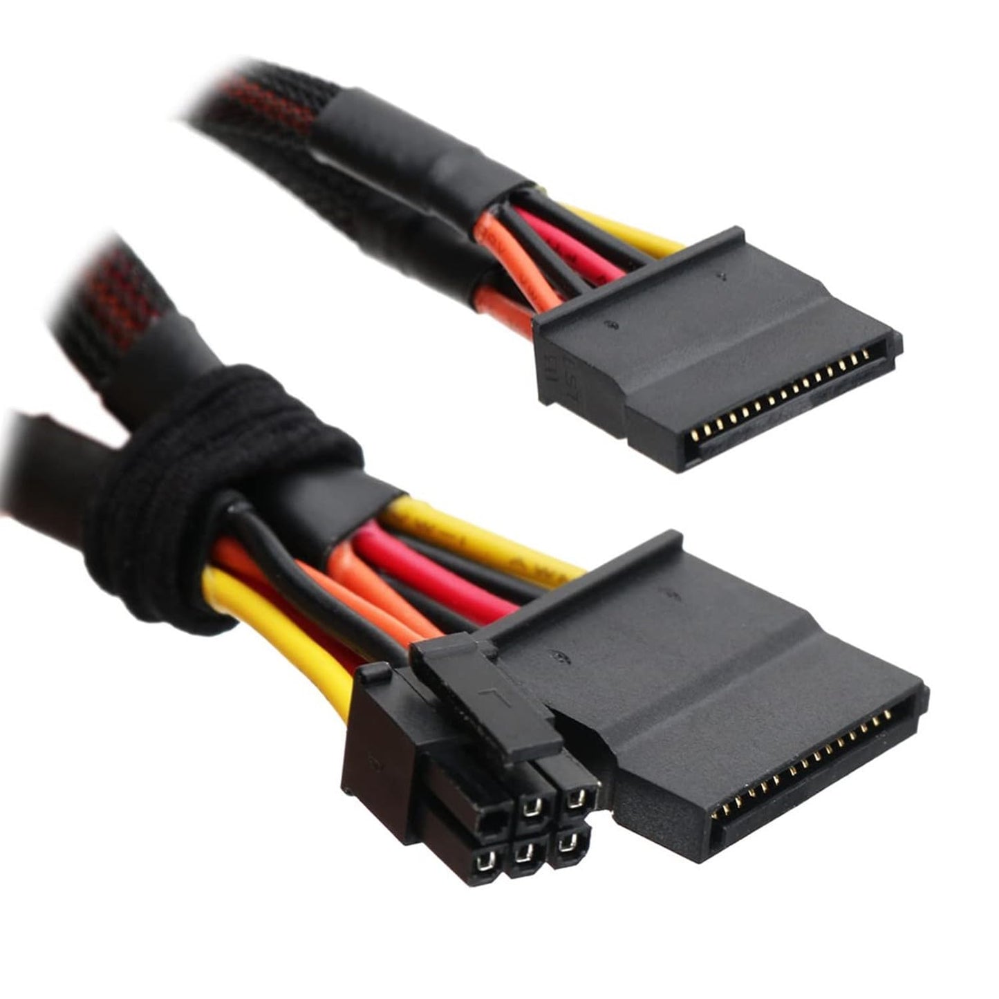 ALINNA SATA 15 Pin x2 to Mini 6 Pin ATX Cord Compatible with Dell Inspiron 3653 3650 HDD SATA Power Cable 12inch/30cm