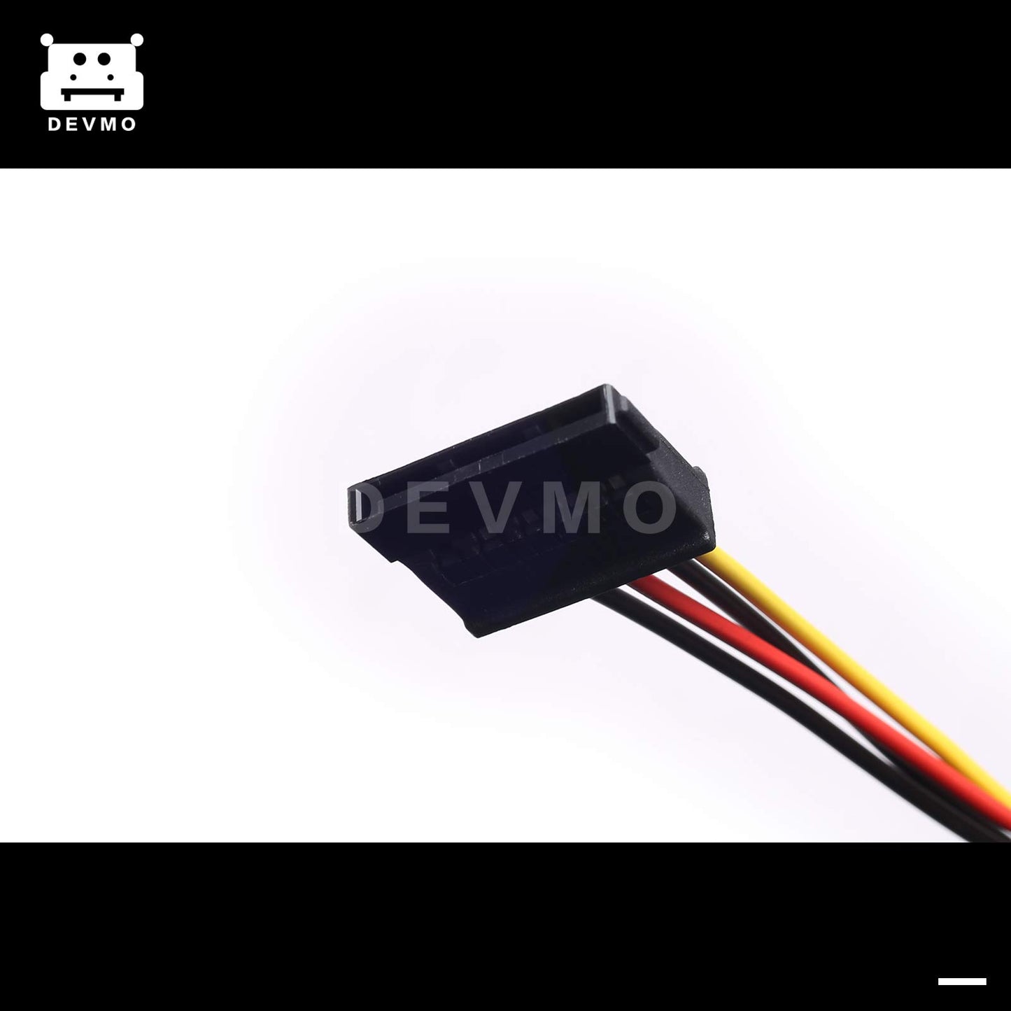 DEVMO 6X New IDE/Molex 4-Pin Male to Serial ATA SATA 15-Pin Female Power Adapter Cable