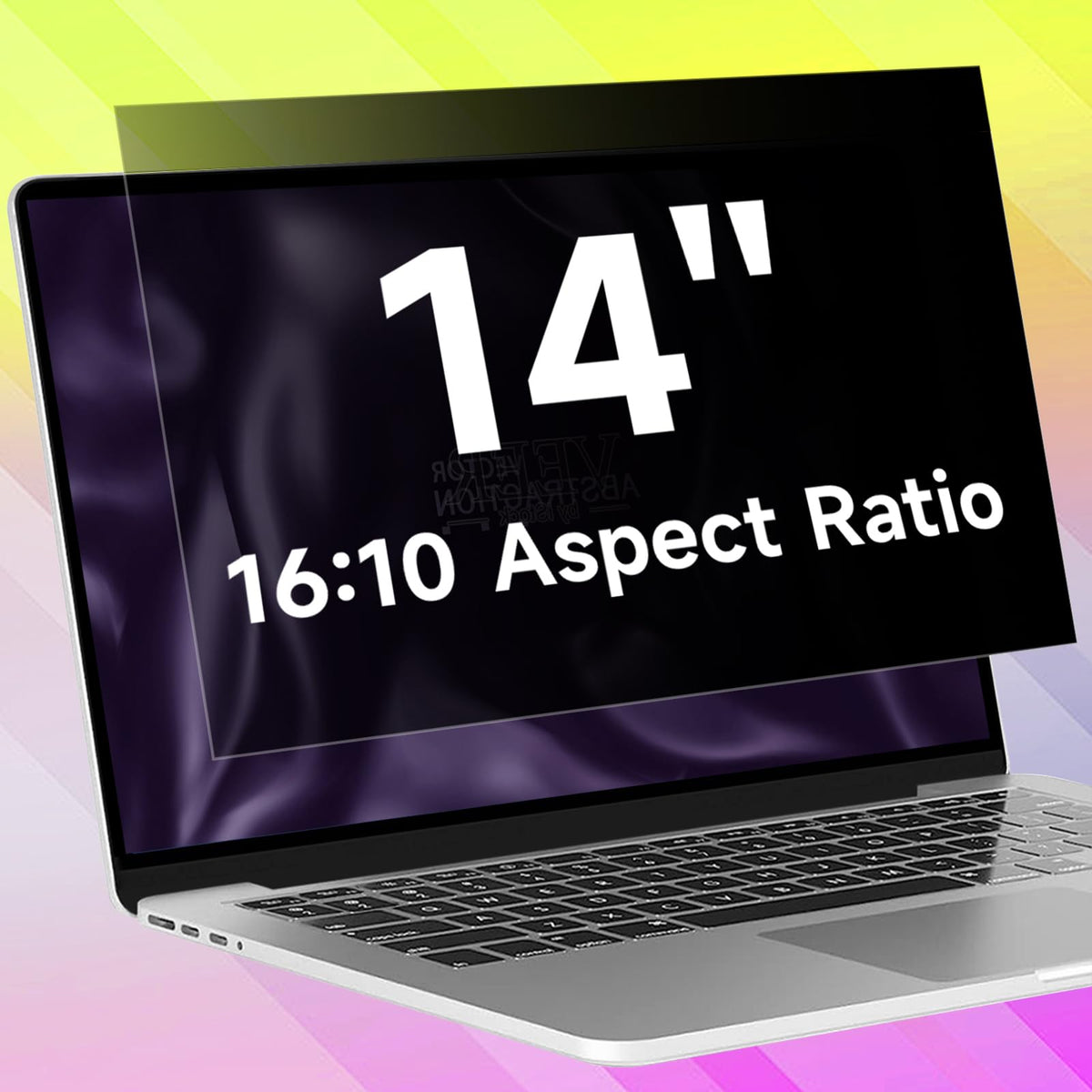 ANTOGOO V 14 Inch 16:10 Laptop Privacy Screen Filter, Anti Blue Light Glare & Anti Scratch Computer Privacy Shield for 14" with 1920x1200 Aspect Ratio