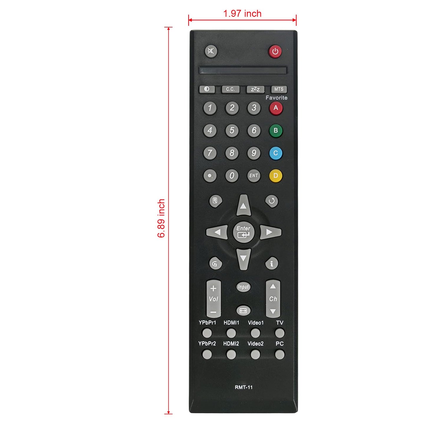 New RMT-11 Replaced Remote fit for WESTINGHOUSE TV LD-2655VX LD-2657DF LD-2680 LD-2685VX LD-3255VX LD-3257DF LD-3260 LD-3285VX LD-4255VX LD-4258