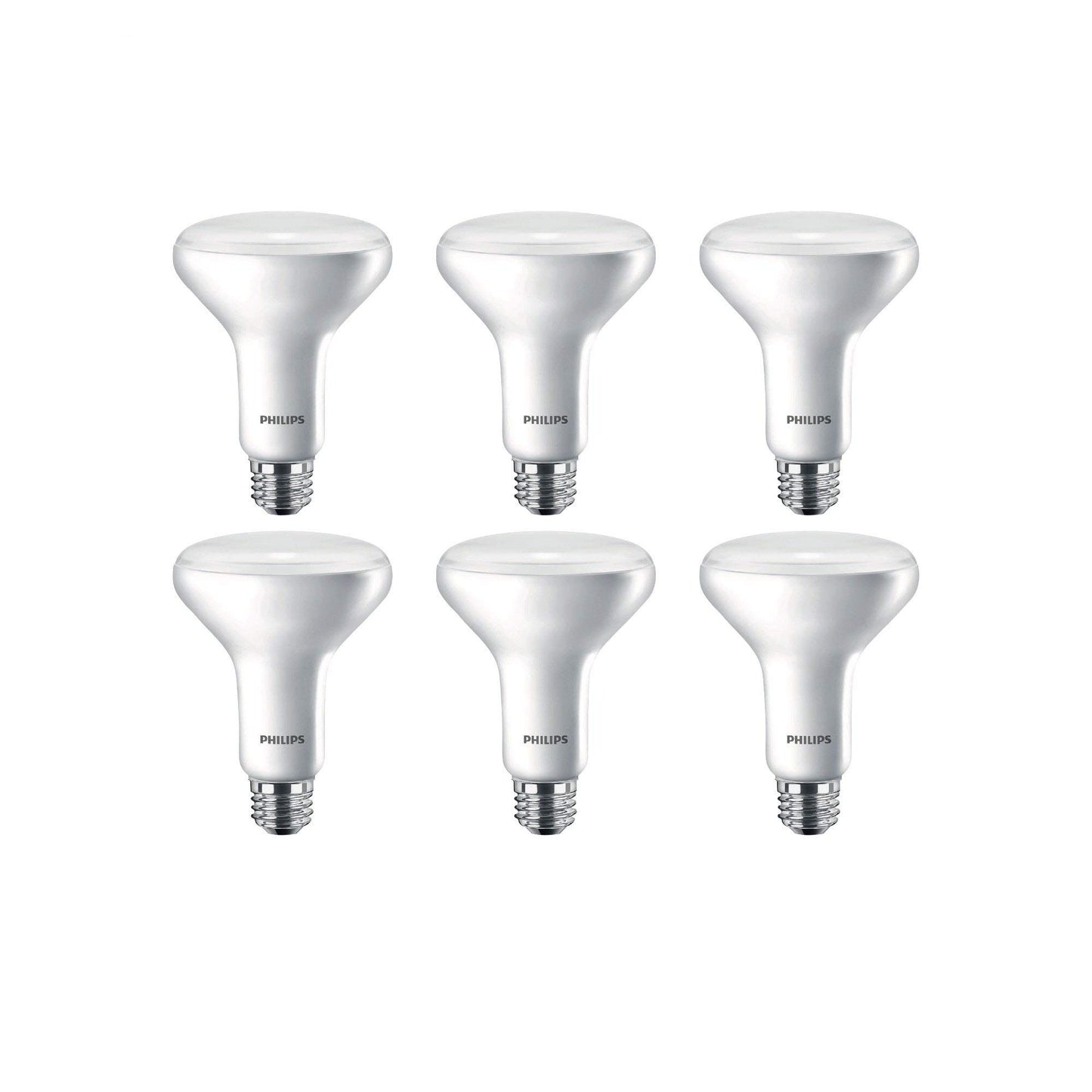 Philips LED Dimmable BR30 Light Bulb: 650-Lumen, 2700-Kelvin, 11-Watt (65-Watt Equivalent) E26 Base, Frosted, Soft White, 6-Pack