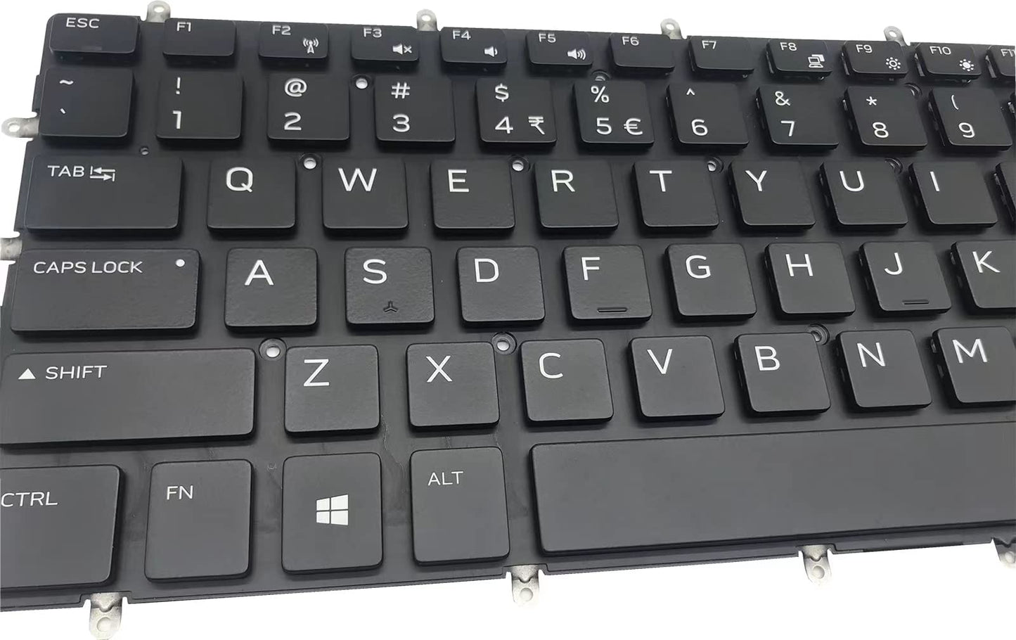 Laptop Replacement Keyboard Backlight for Dell Alienware M17 R1 M15 2019 Black Borderless US Layout