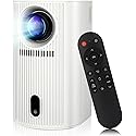 Mini Projector, 4K Smart Video Projector, 200 ANSI Lumen, WiFi6 & Bluetooth 5.4, Automatic Vertical Correction, 1920*1080P, 200'' Screen Home Cinema