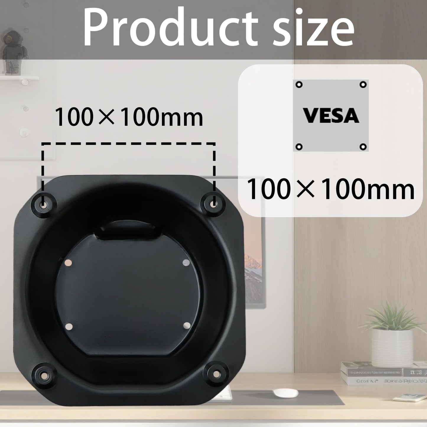 Tjfujie Odyssey G8 VESA Adapter Compatible with Samsung 32" Odyssey Neo G8 4K Curved Monitor 2022 (Fit for LS32BG8 series)