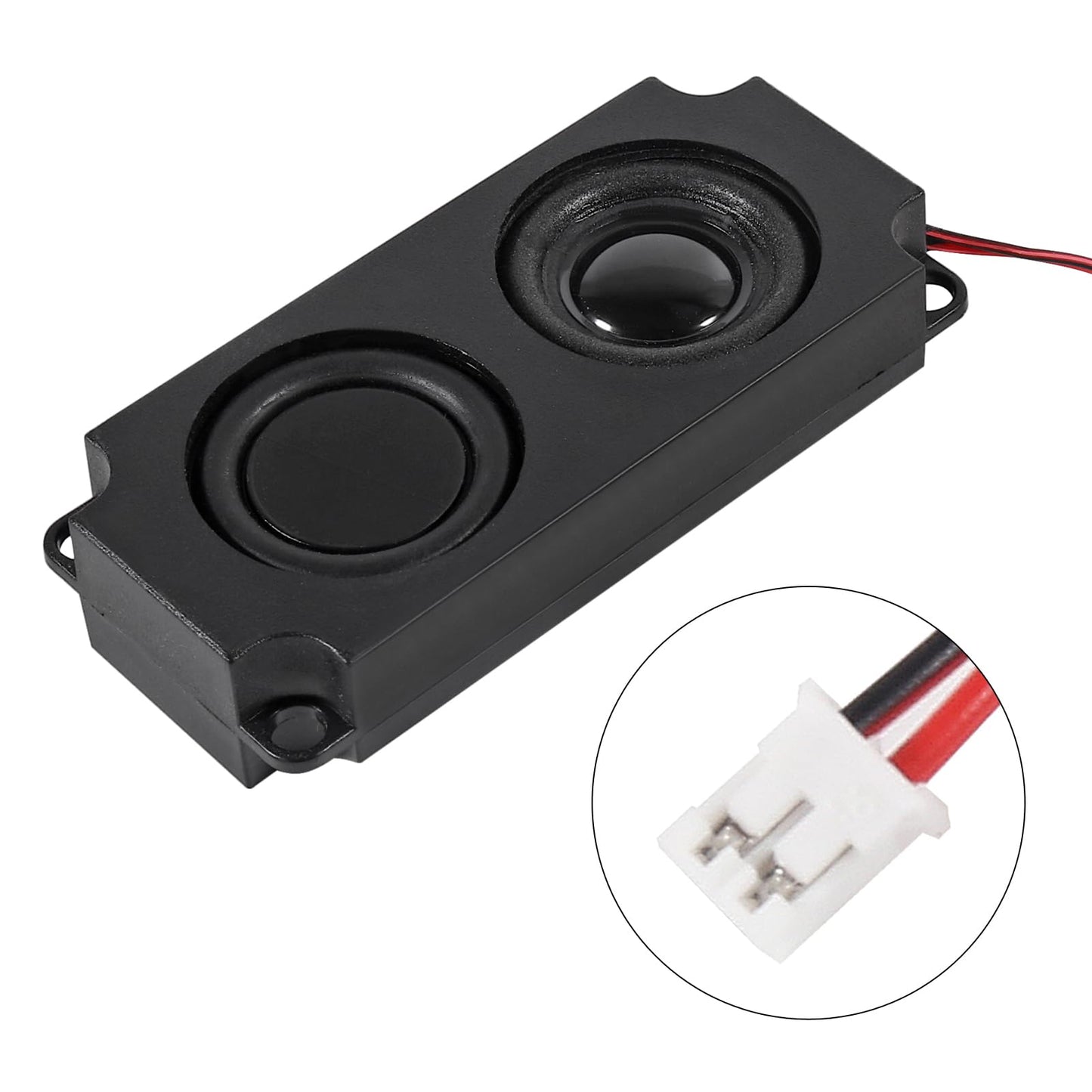 2Pcs 5W 8 Ohm Speaker Double Cavity 5 Watt Mini Speaker Full-Range Advertising Machine Loudspeaker 3.3V 5V with JST-PH2.5mm 2 Pin Interface