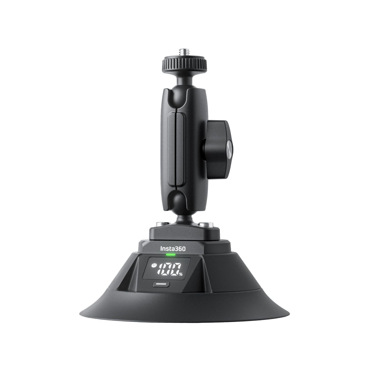 Insta360 Triple Electric Suction Cup Car Mount - Action Camera Car Mount with Adjustable Double Ball Head for Off-Road Drives, Automatic Suction, 50kg