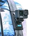 SUREWO Backpack Shoulder Strap Mount with Adjustable Shoulder Pad Compatible with GoPro Hero 13/12/11/10/9/8/7/6/5/4,DJI Osmo Action 6/5