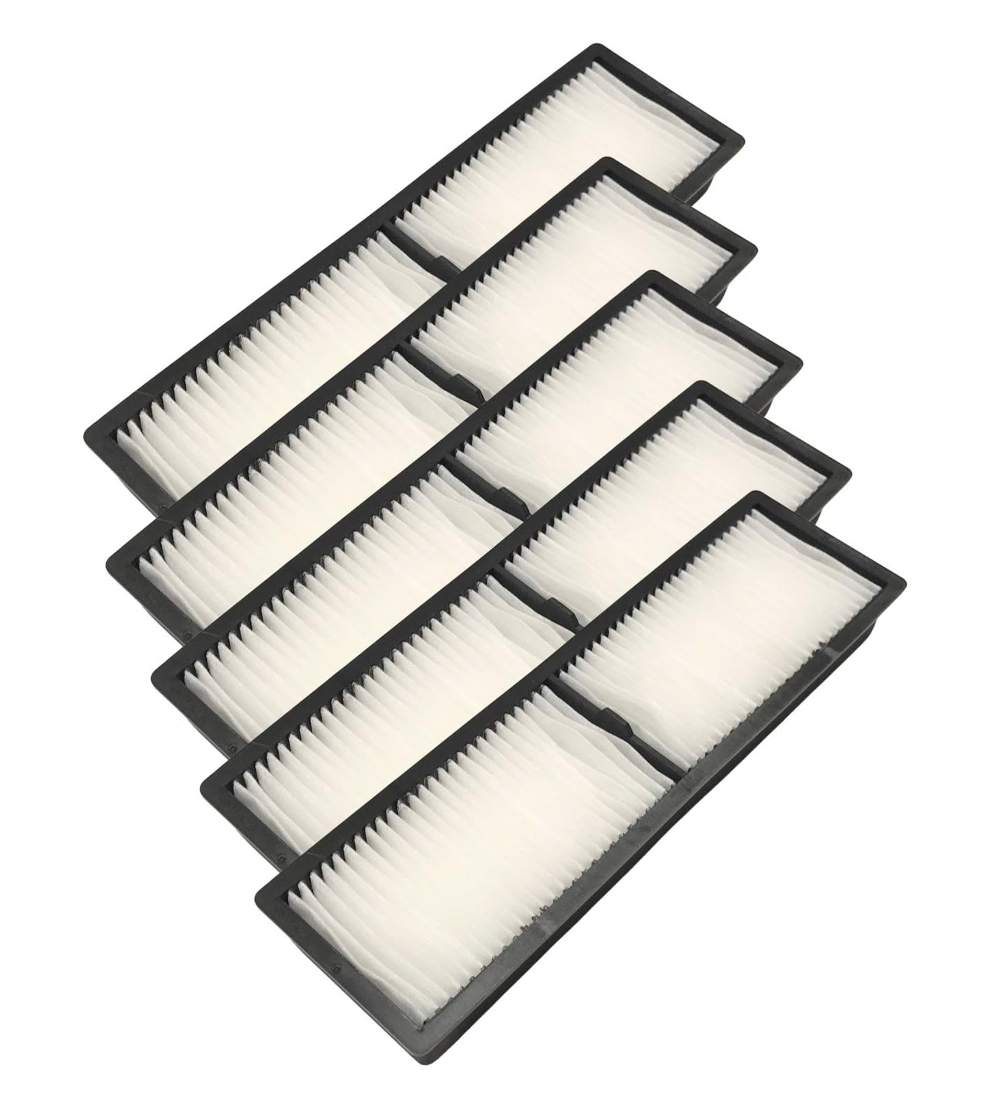 Projector Air Filter - 5 Pack Compatible with Epson Model Numbers H878A, H878B, H878C, Home Cinema LS100, PowerLite 700U