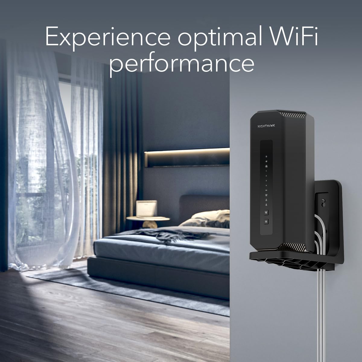 NETGEAR WiFi 7 Wall Mount Kit (RBEWMB-10000S) Compatible with Nighthawk & Orbi WiFi 7 Systems, Black