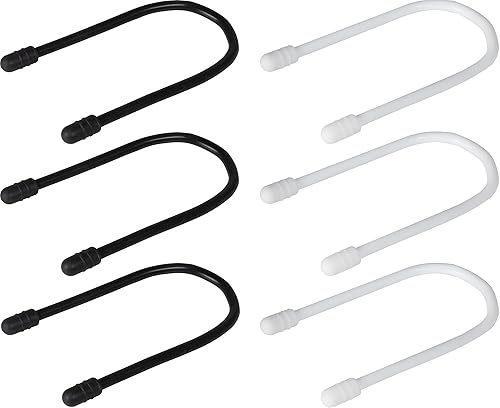 Philips 6 Piece Flex Ties 7 Inch Zip Ties Cable Management Multi-Purpose Cord Organizer Reusable Cable Ties for Extension Cords Power Strips Outdoor
