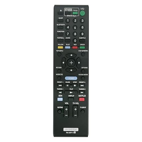 New RM-ADP111 Replace Remote Control for Sony Blu-ray Player BDV-E3100 BDV-E6100 BDVE4100