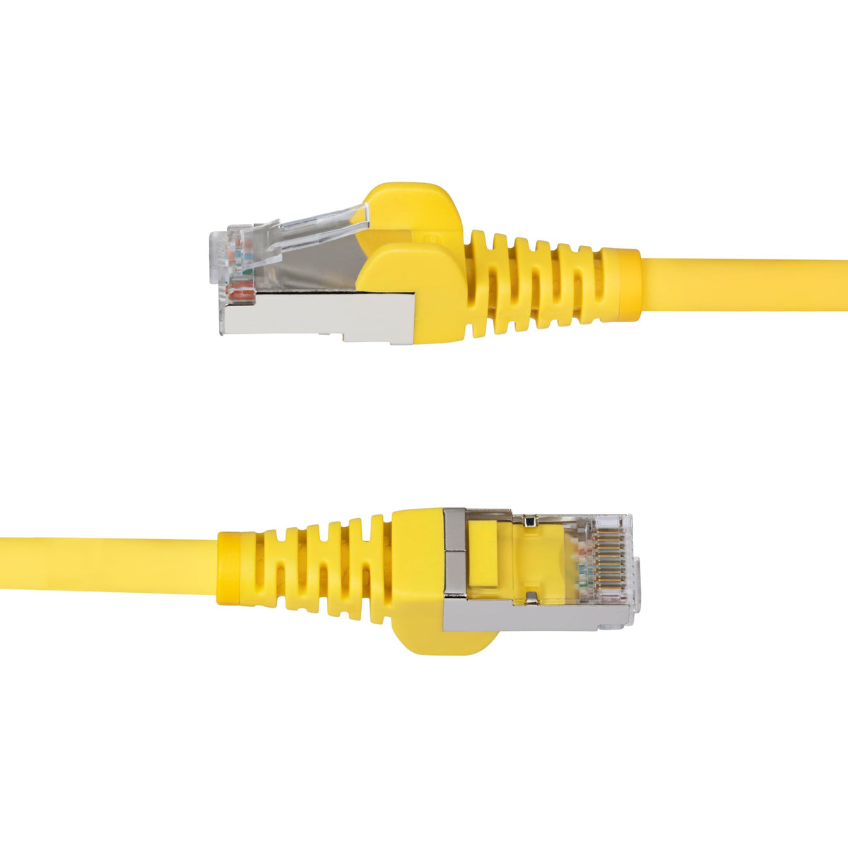 StarTech 25ft Cat6a Snagless Ethernet Cable, S/FTP, LSZH, Yellow