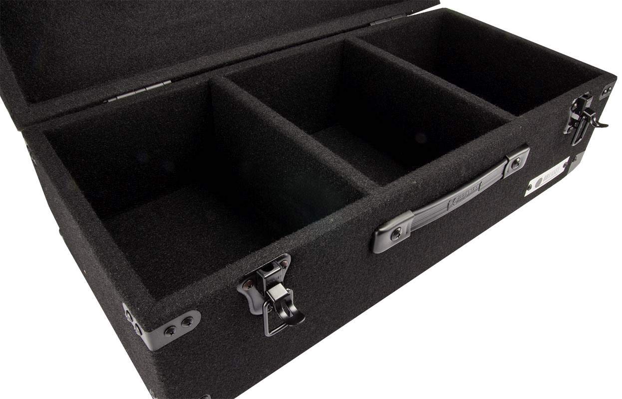 Odyssey C45200 Carpeted Case for 45 Rpm Vinyl Records with Surface Mount Hardware, Black