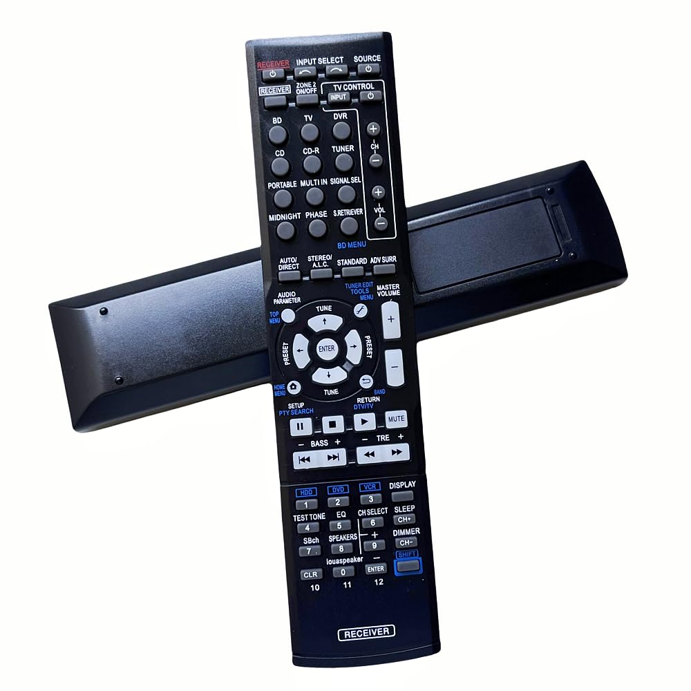 Replacement Remote Control for Pioneer A/V Receiver System VSX-21TXH VSX-52 VSX-D814-S 7.1-Channel Home Theater AV