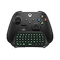 TiMOVO Green Backlight Keyboard for Xbox One, Xbox Series X/S,Wireless Chatpad Message KeyPad with Headset & Audio Jack,Mini Game Keyboard Fit Xbox