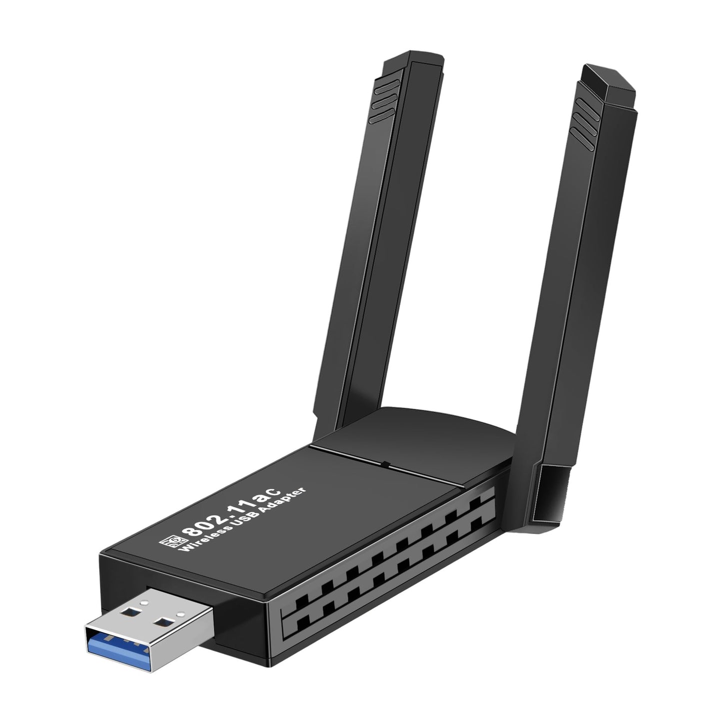 YGNET 1300Mbps Wireless USB Adapter, Driver-Free Gigabit Dual-Band for Desktop, WiFi Network Receiver Transmitter