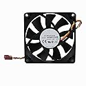 TwinkleBay 80x15mm Cooling Fan, Replace AFB0812SHB DC Brushless Cooling Fan, 80mm by 80mm by 15mm with TX3 Connector (DC12V 0.4A)