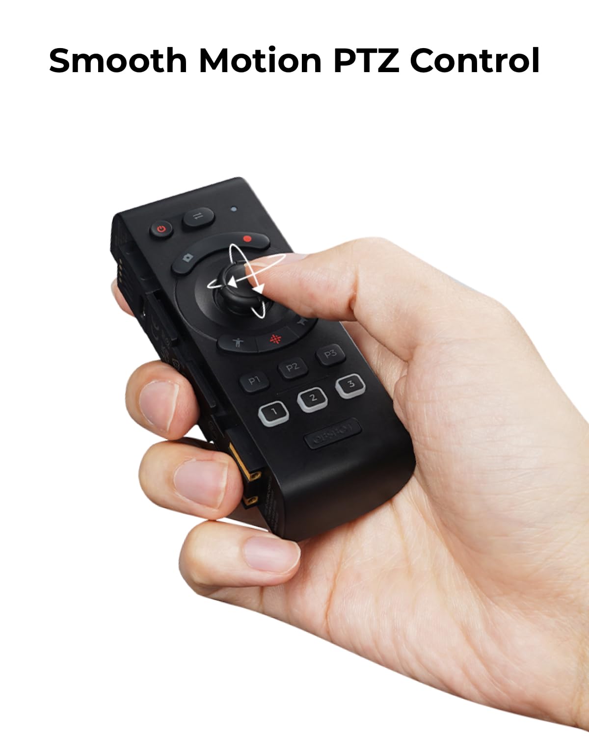 OBSBOT Tail Series Smart Remote Controller, PTZ Control via Gimbal Button or Wrist Movements, Bluetooth Wirelessly Connect up to 3 OBSBOT Tail 2/Air