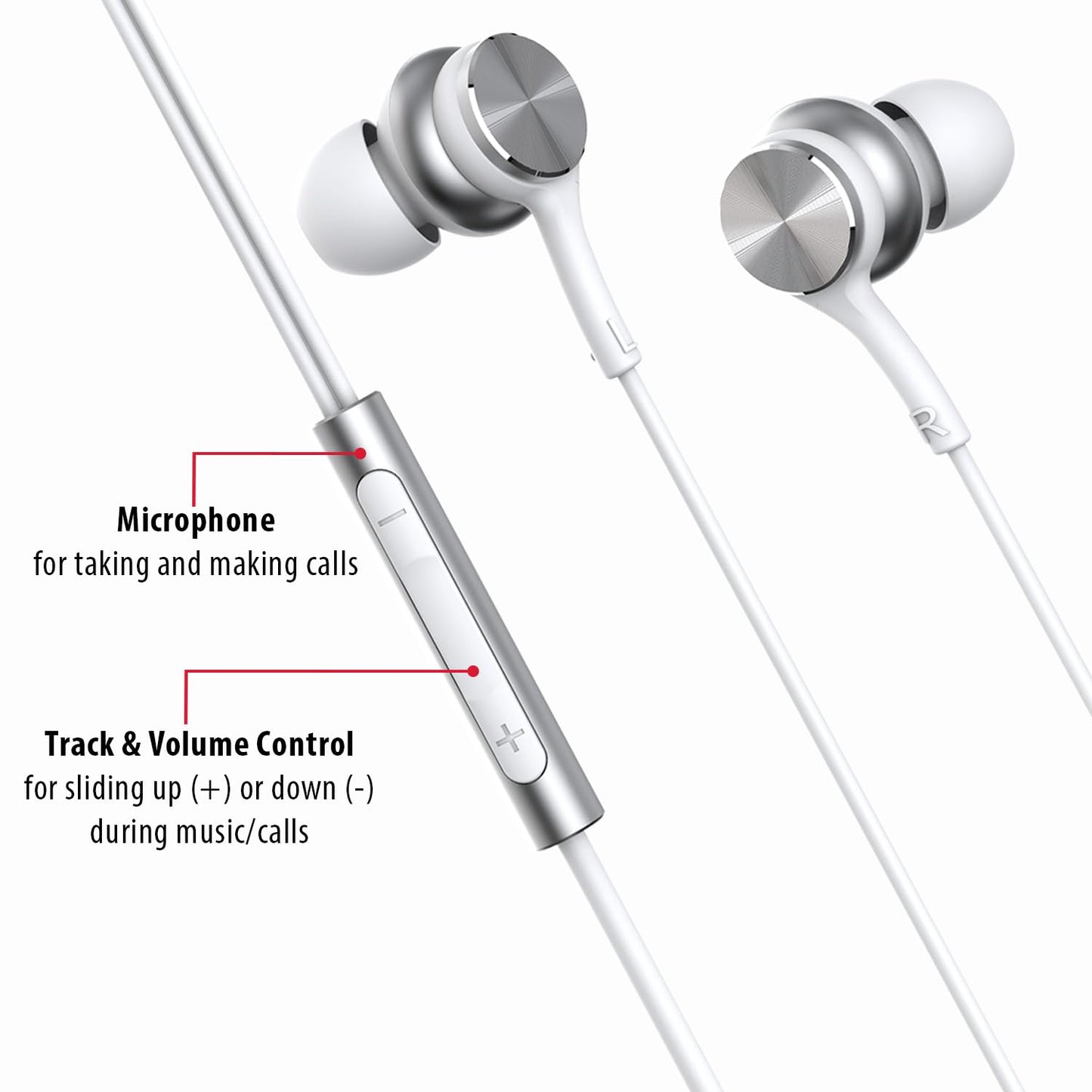 Maxell USB-C Wired Earbuds with USB-A Adapter, Built-in Microphone with Volume and Track Control, Compatible with All Devices with a USB-C and/or…