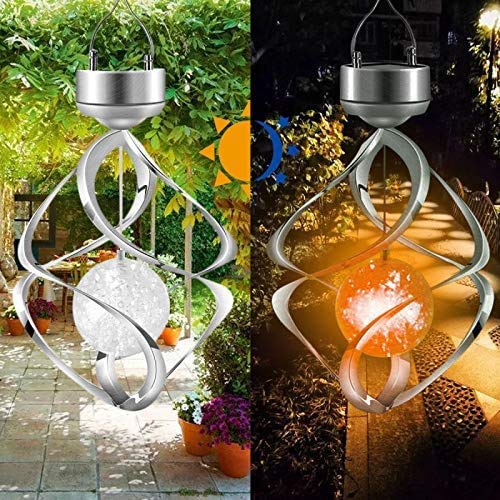 Solar Lights Outdoor Wind Chimes LED Colour Changing Hanging Light