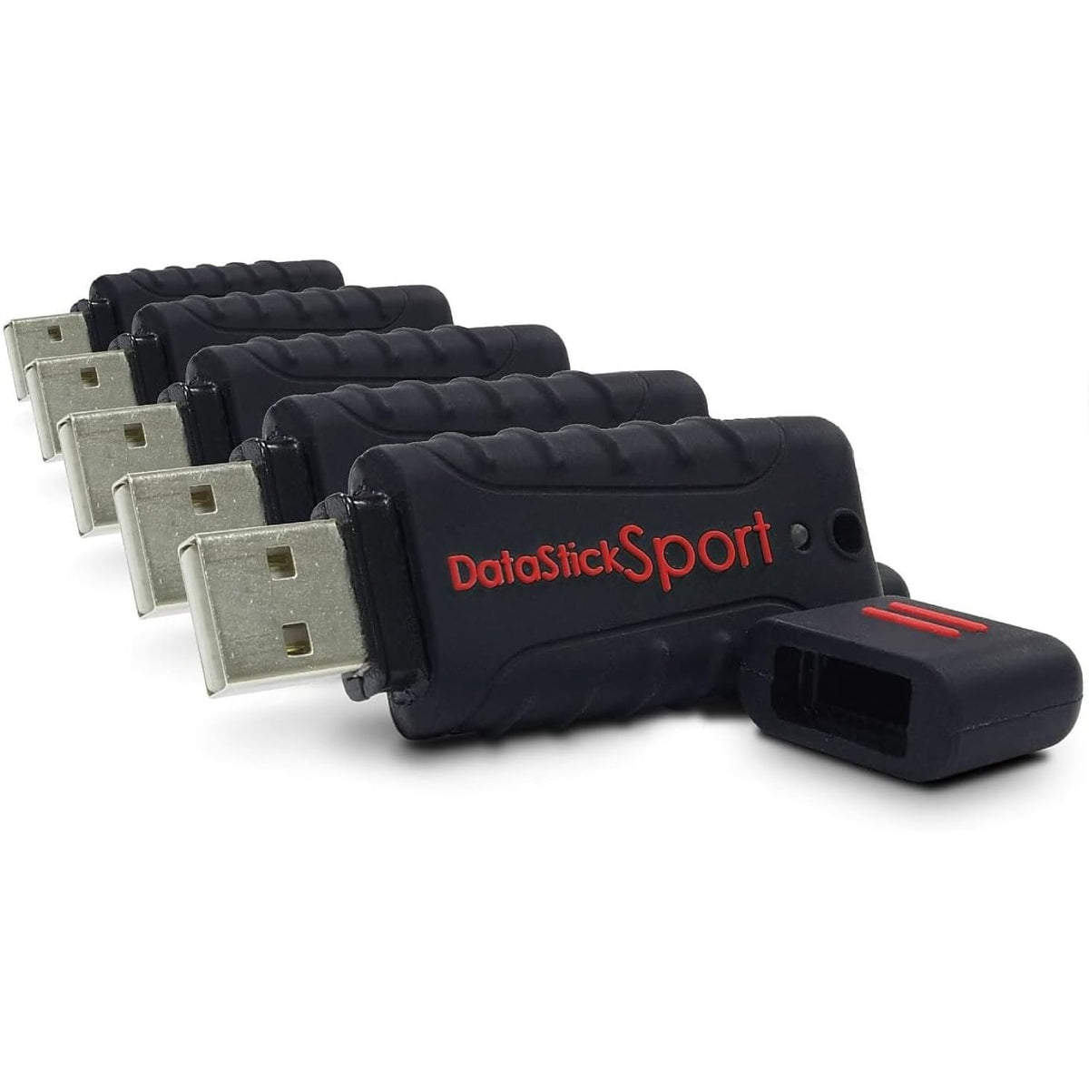 Water Resistant 16GB DataStick Sport by Centon, 5 Pack, USB 2.0 Flash Drive Memory Stick for Storage and Backup