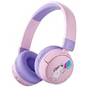 Sparks Plus Kids Headphones Bluetooth for Girls, Toddler Headphones Wireless for School, 85/95dB Volume Limited, 50H Playtime, Bluetooth 6.0, Built in