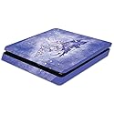 MightySkins Skin Compatible with Sony PS4 Slim Console - Purple Moon | Protective, Durable, and Unique Vinyl Decal wrap Cover | Easy to Apply, Remove