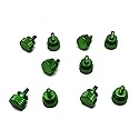 Primeonly27 10x Anodized Aluminum Computer Case Thumbscrews (6-32 Thread) for Computer Cover/Power Supply/PCI Slots/Hard Drives DIY Green