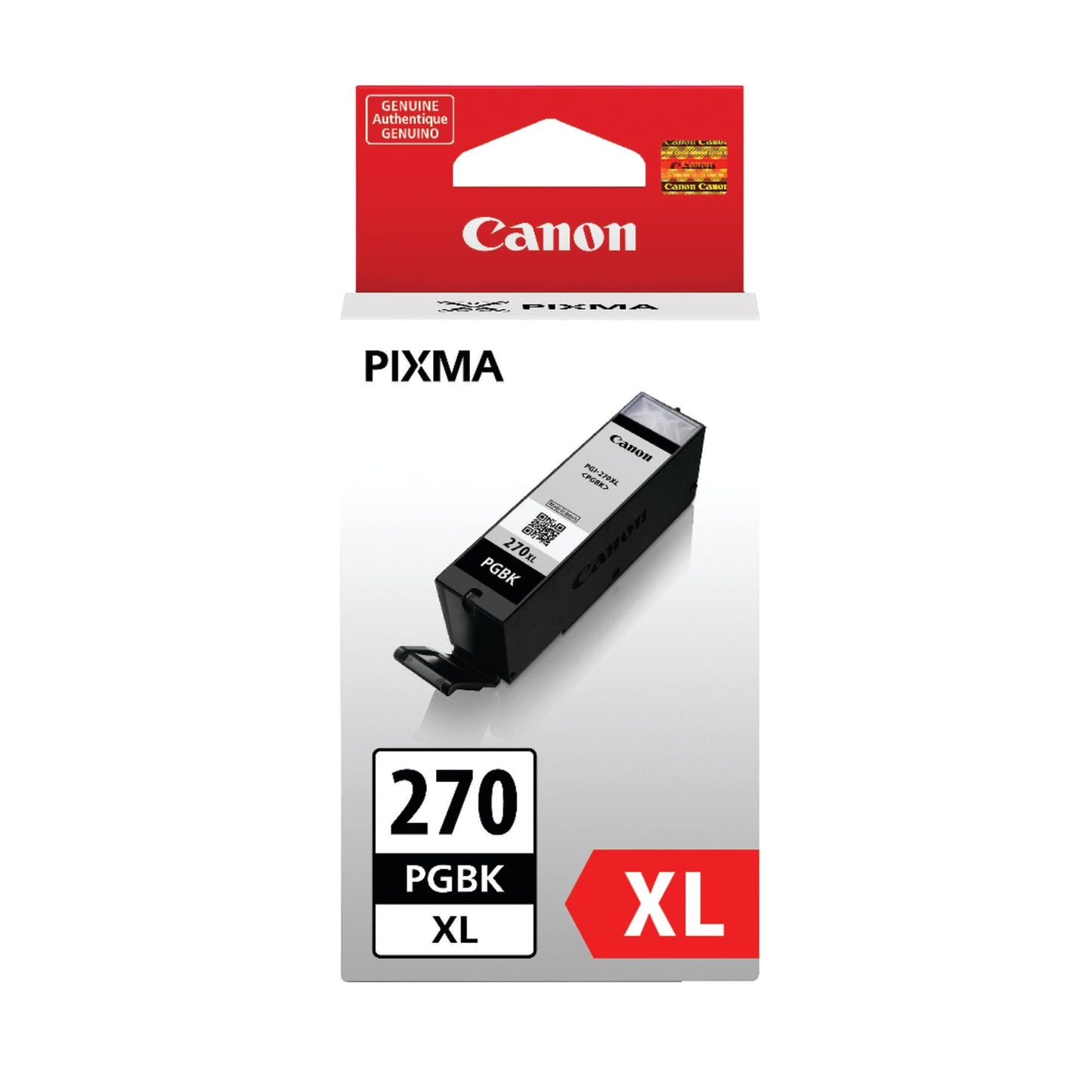Canon PGI-270XL Genuine Pigment Black Ink Tank, Compatible with MG6820, MG6821, MG6822, MG5720, MG5721, MG5722, MG7720, TS5020, TS6020, TS8020,