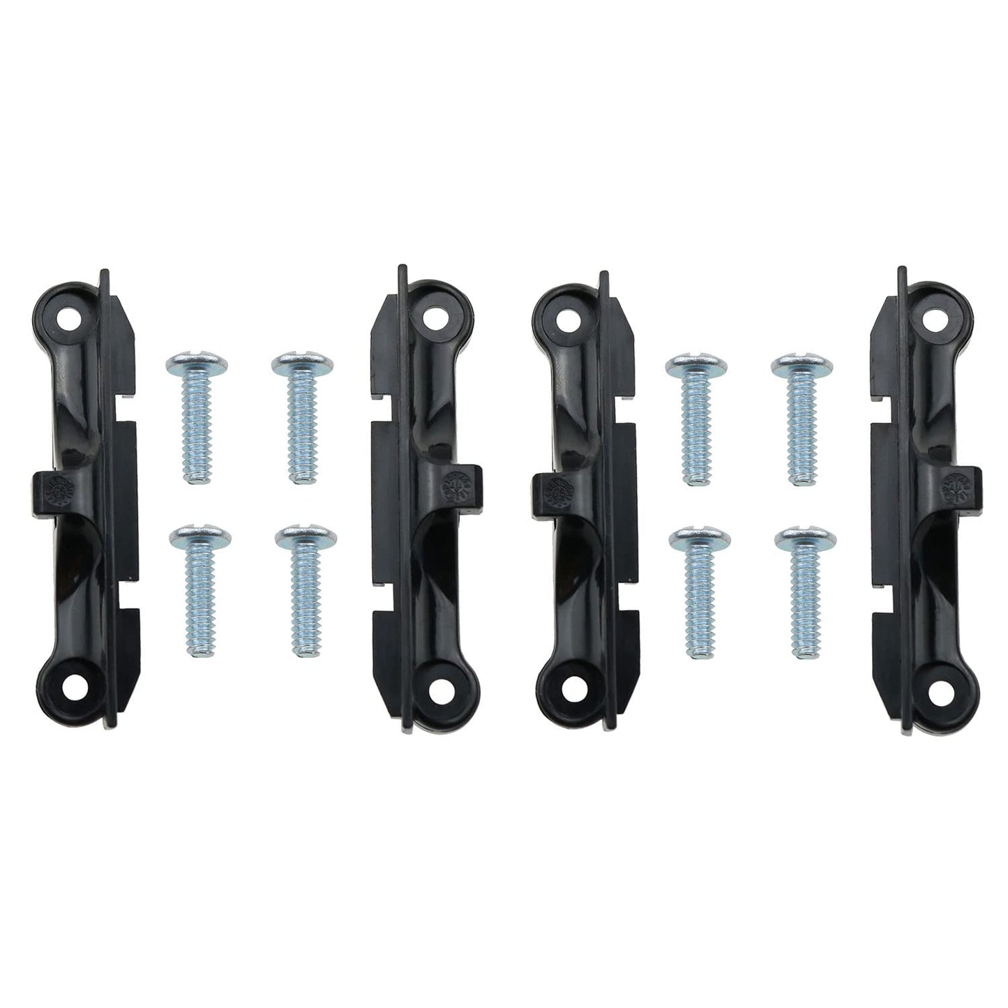 ZZHXSM 4pcs CPU Fan Support Bracket with 8pcs Mounting Screws for AM4 Socket, Black