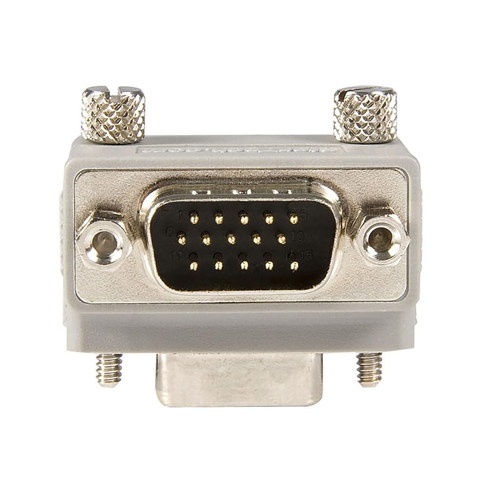 Right Angle VGA to VGA Cable Adapter Type 2 - M/F