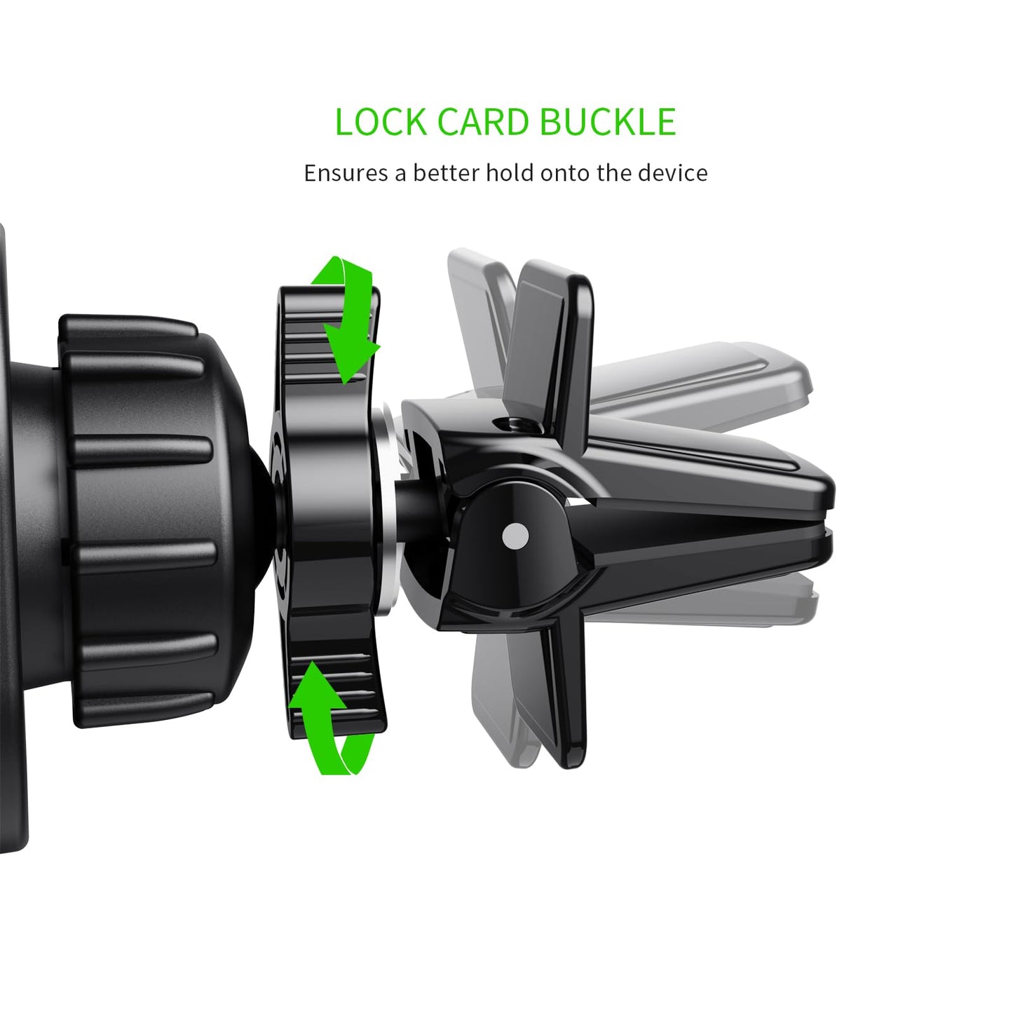 Esoulk Magnetic Car Phone Mount - Universal Air Vent Cell Phone Holder, Hands-Free Strong Magnet Auto Mount, 360° Rotation, Compatible with iPhone