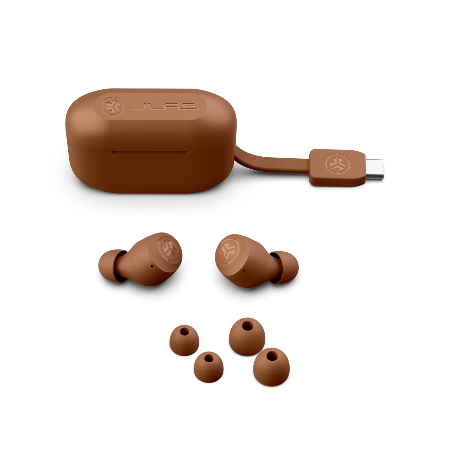 JLab, Go Air Pop+ Tones, True Wireless Earbuds, Bluetooth, Dual Connect, EQ3 Sound, 1615 C