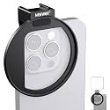 NEEWER 67mm Phone Filter Mount, Adjustable Threaded Lens Filter Clip with Cold Shoe Mount Compatible with iPhone 17 16 15 Pro Max Plus 14 13 Samsung