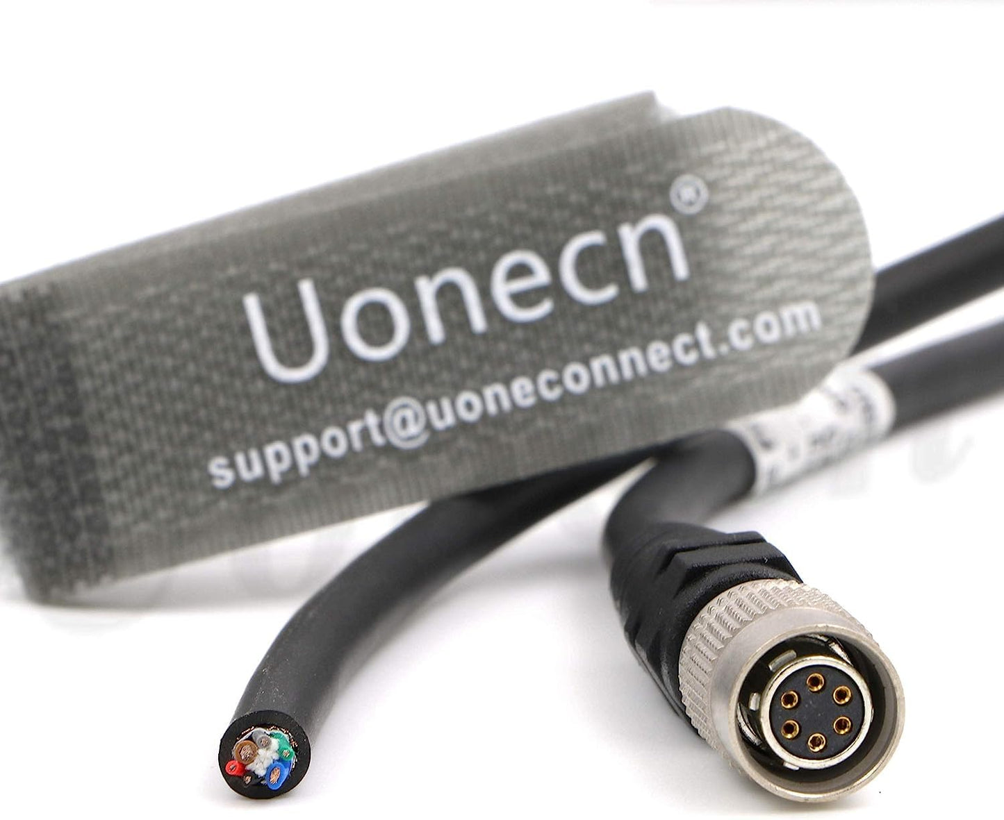 Uonecn Industrial Camera Power Trigger IO Signal Cable 6 Pin Hirose Female Plug for Basler AVT GIGE Sony CCD Industrial Camera 1 Meter